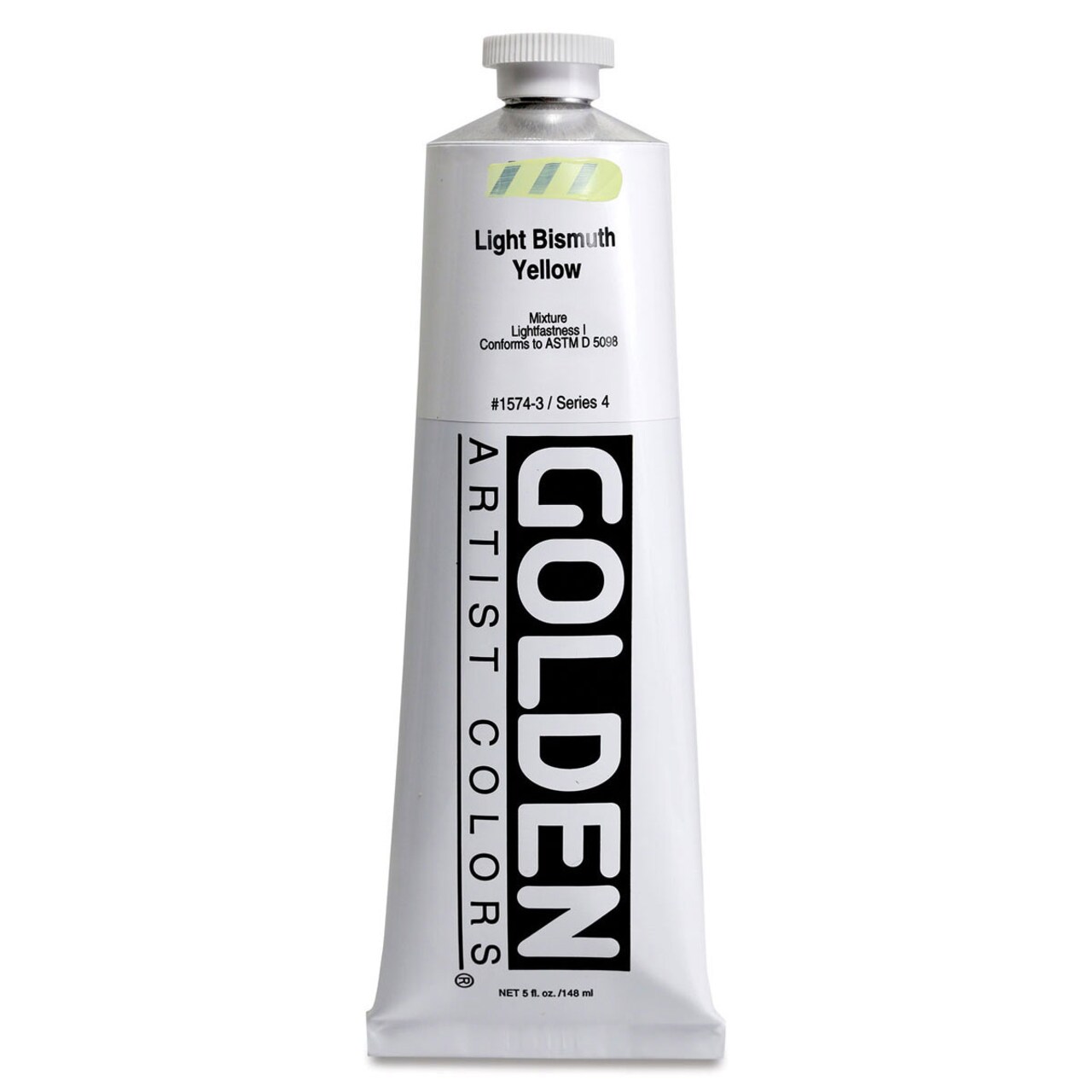 Golden Heavy Body Artist Acrylics - Light Bismuth Yellow, 5 oz